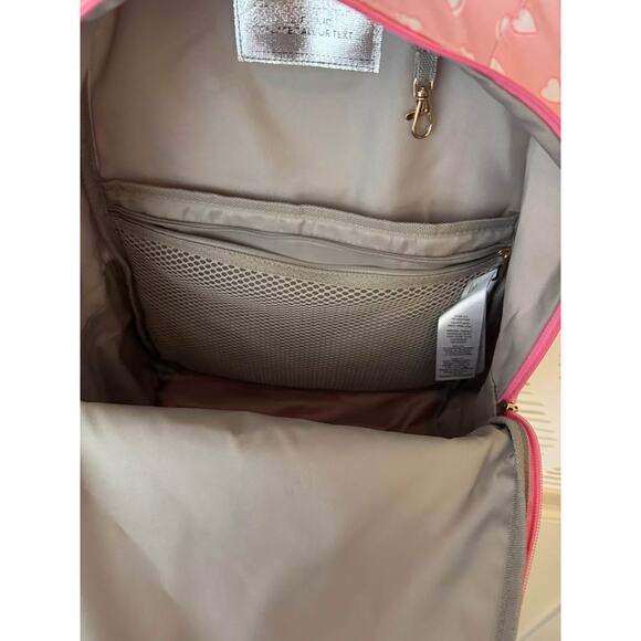 Roller Rabbit x Pottery Barn Teen Colby Pink Hearts Backpack - Picture 8 of 8